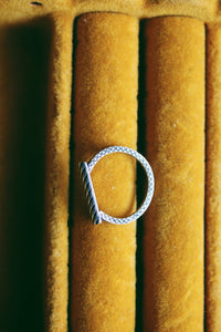 Twisted Midi Bar Ring No. 2